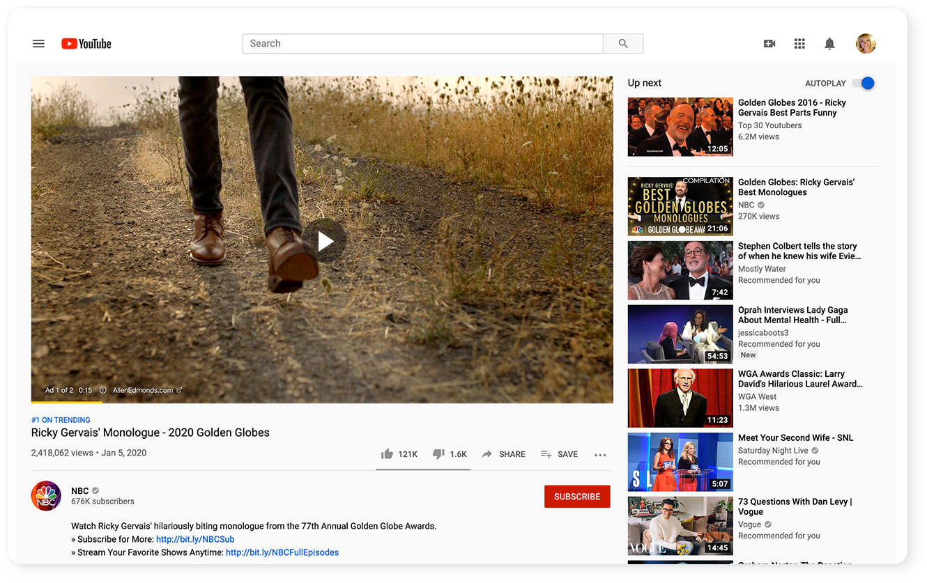 Allen Edmonds "Real Shoes" :15 Youtube Pre-Roll