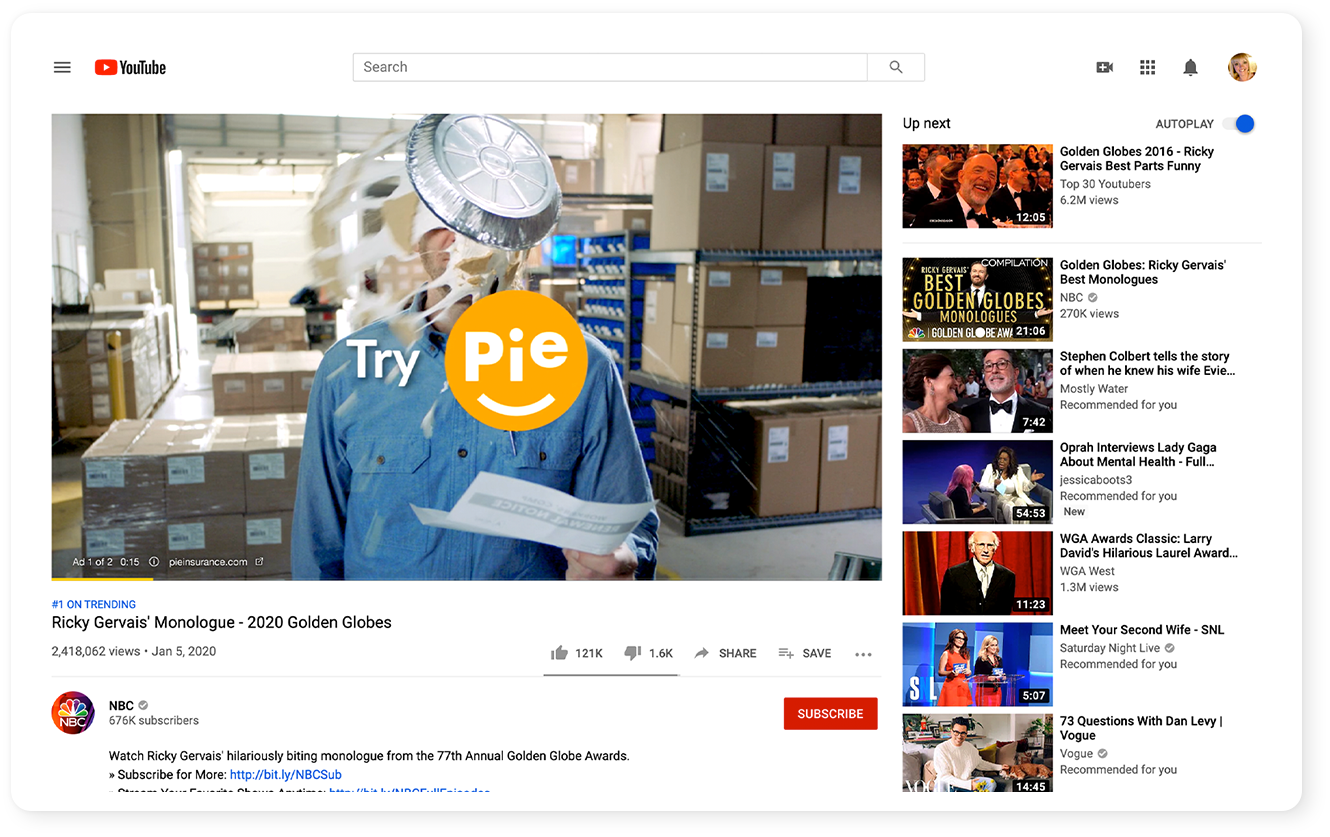 Pie Insurance TV Campaign Rain the Growth Agency Pie Insurance TV Campaign Rain the Growth Agency