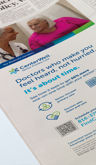 Examples of Centerwell creative